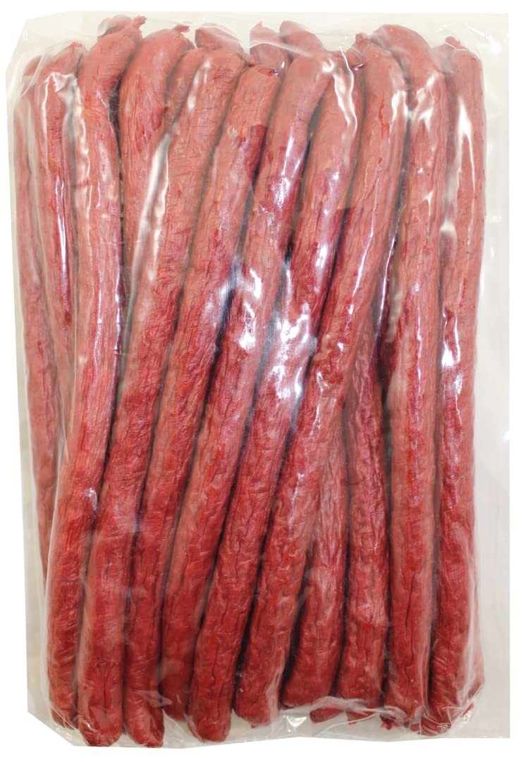 All Beef Smoked Meat Sticks 2.5 lb Bag Low Carb High Protein Snack