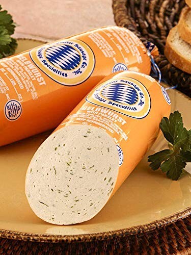 Stiglmeier Gelbwurst with Parsley 16 Oz (4 Pack)