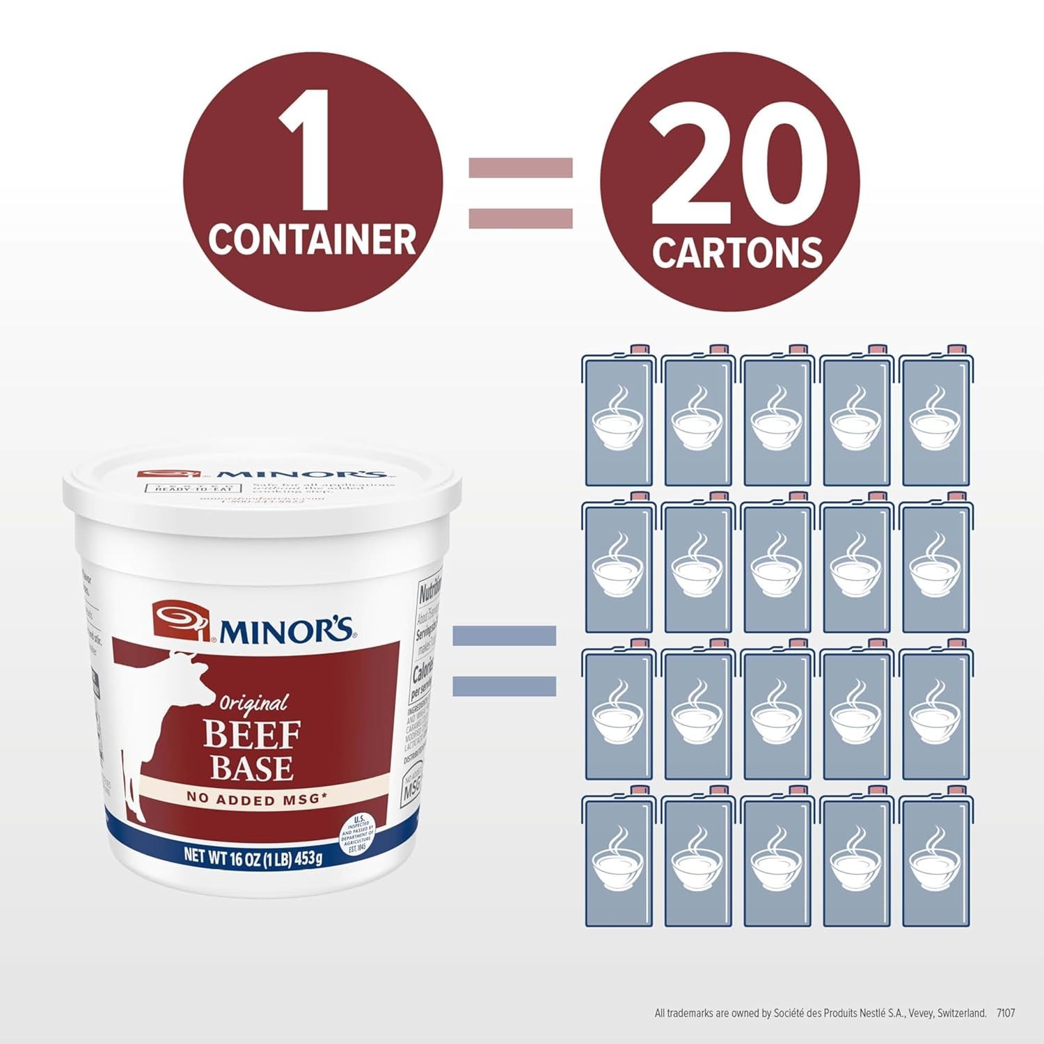 Minor’s Beef Base Paste, No Preservatives, 16 oz