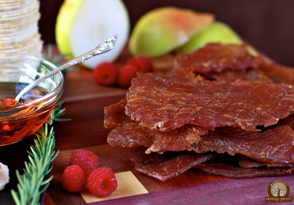 Mahogany Smoked Meats Honey Turkey Jerky – 16oz