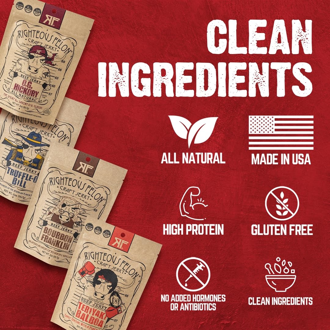 Beef Jerky | AllNatural, High Protein Jerky Snack Pack Great Gifts for Men …