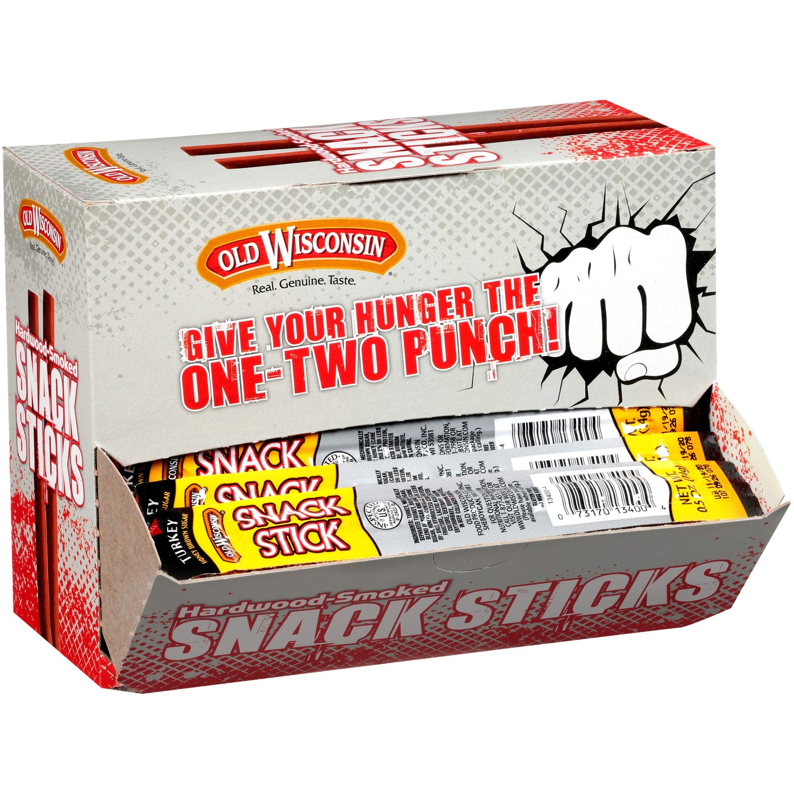 Honey Brown Sugar Turkey, 0.5 OZ Meat Sticks, 42 Count Pack