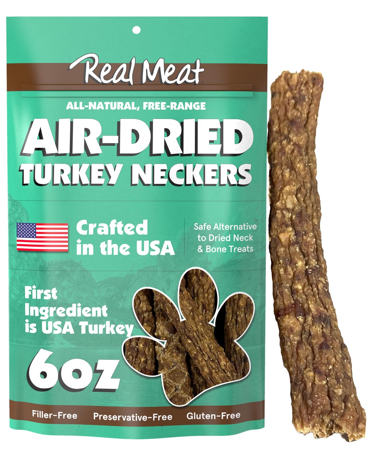 REAL MEAT Neckers Turkey 6oz
