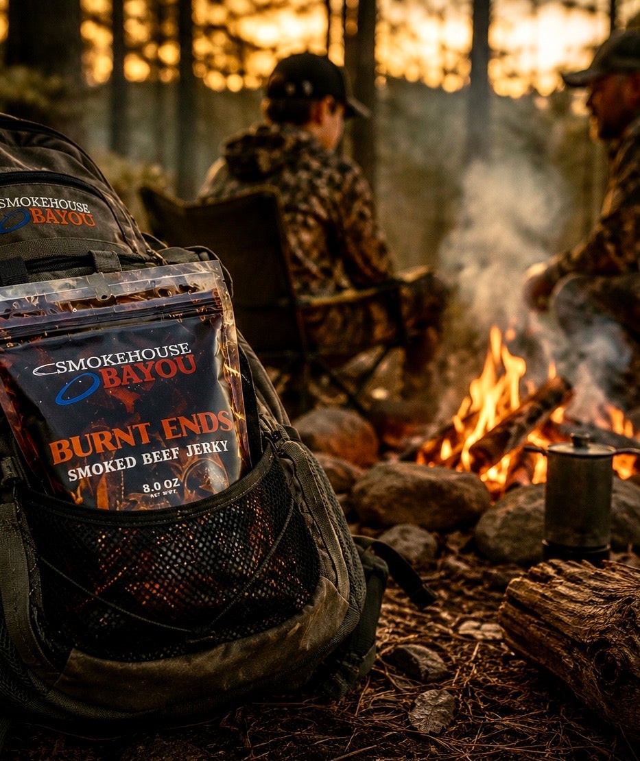 Smokehouse Bayou Burnt Ends Jerky Mild Heat Your Gehrke Shop 2.5 oz.