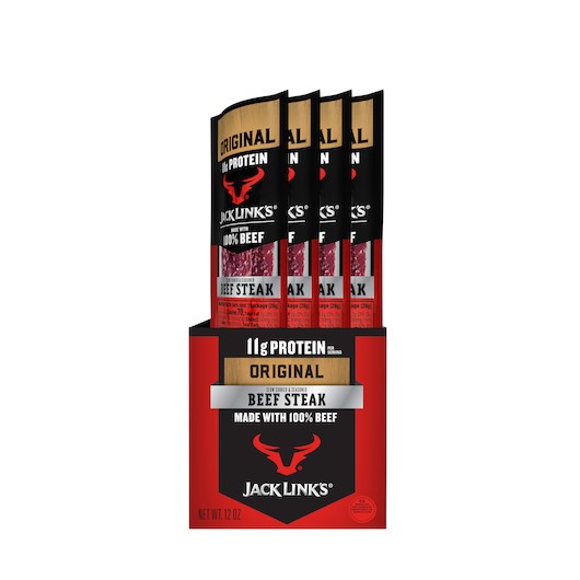 Jack Links Original Beef Steak, 1 Ounce, 12 Per Box, 12 Per Case