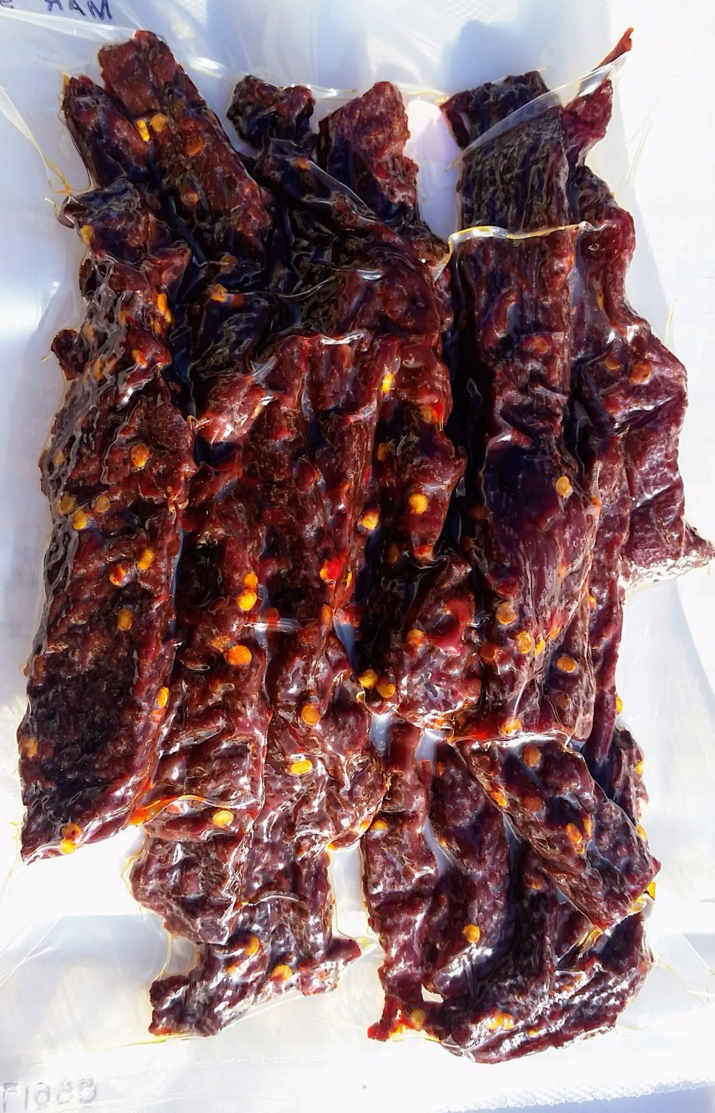 The Jerky Hut, Habanero 1x (Moctezuma Rage), Beef jerky (8oz)