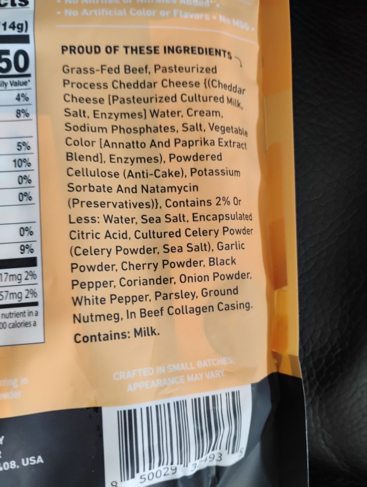 Country Archer 4 PACK Large Bag Beef & Cheese Mini Sticks 16 X4, 64 Sticks New