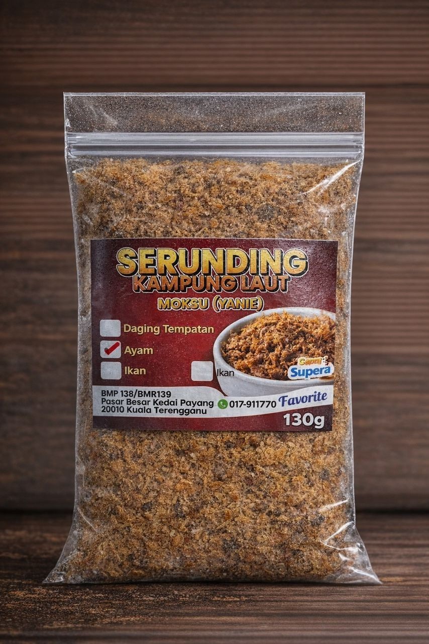 Malaysian Serunding Meat Floss – Spiced Shredded Beef | Authentic Terengganu