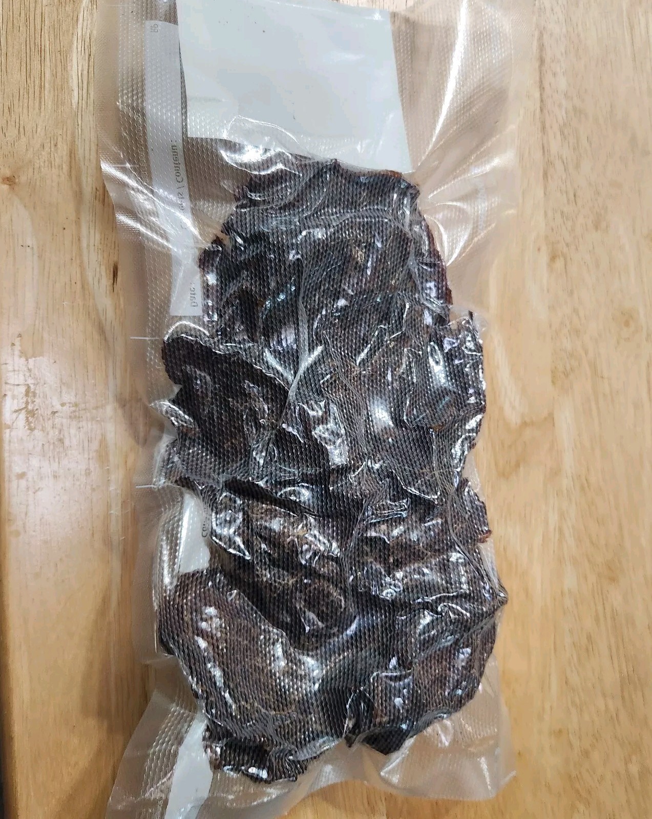 BIG RIG BEEF JERKY -ALL NATURAL- MADE TO ORDER- JALAPEÑO FLAVOR- 1/2 POUND SIZE