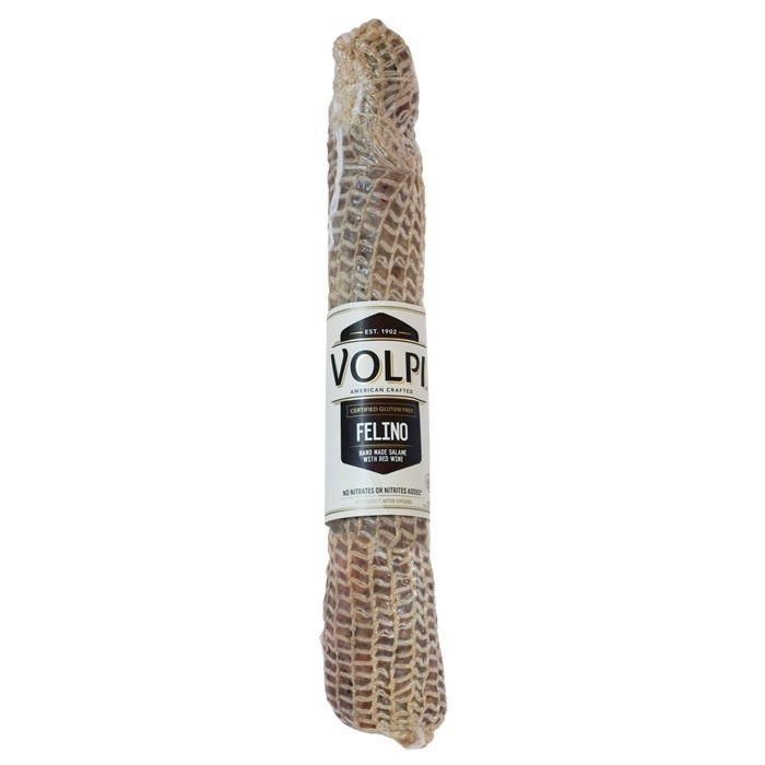 Volpi Felino Salami – Dry Cured Italian Style Pork, 2.2 lb (1kg)