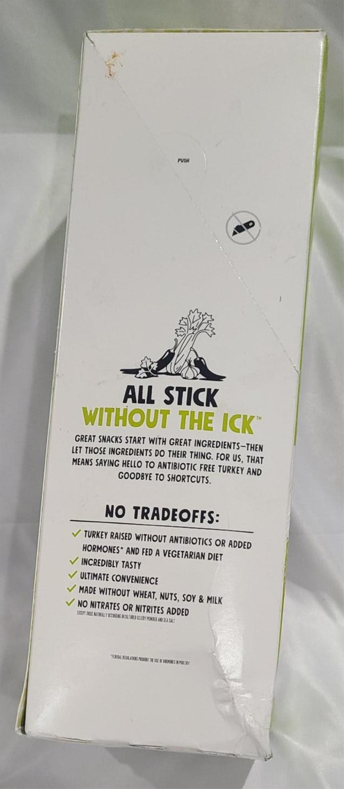 Chomps Jalapeno Turkey Jerky Meat Snack Sticks 24-Pack – Keto, Paleo, Low Carb