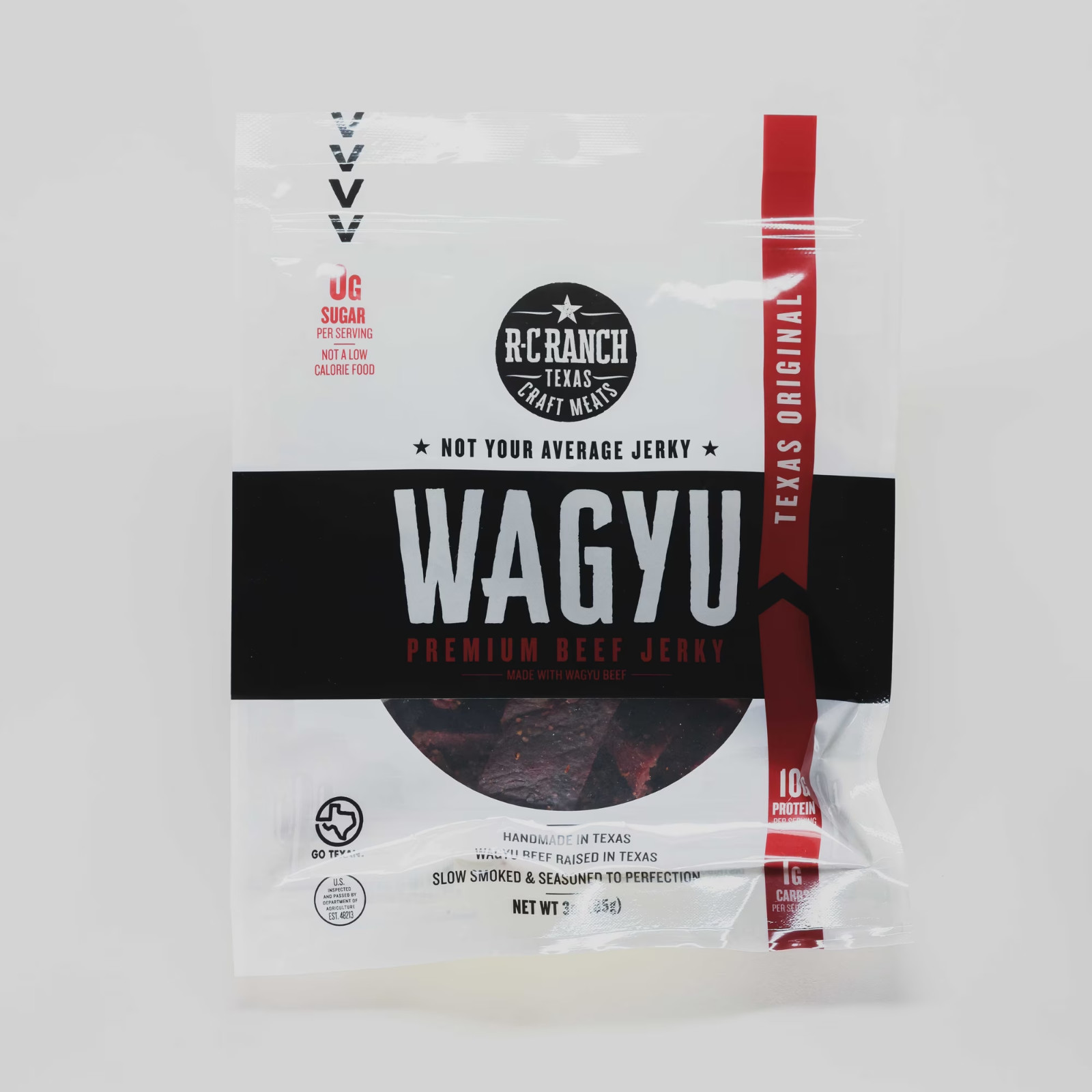 R-C Ranch Wagyu Beef Jerky-Original, 3oz Bag