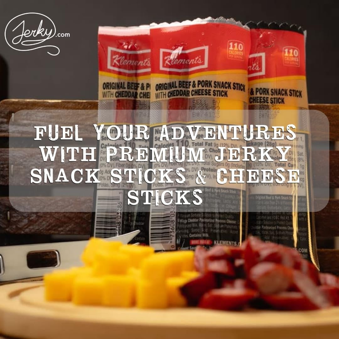 Beef Jerky Variety Pack Gift Box – 21 Pieces, 5 Flavors & Meat Sticks – Perfect