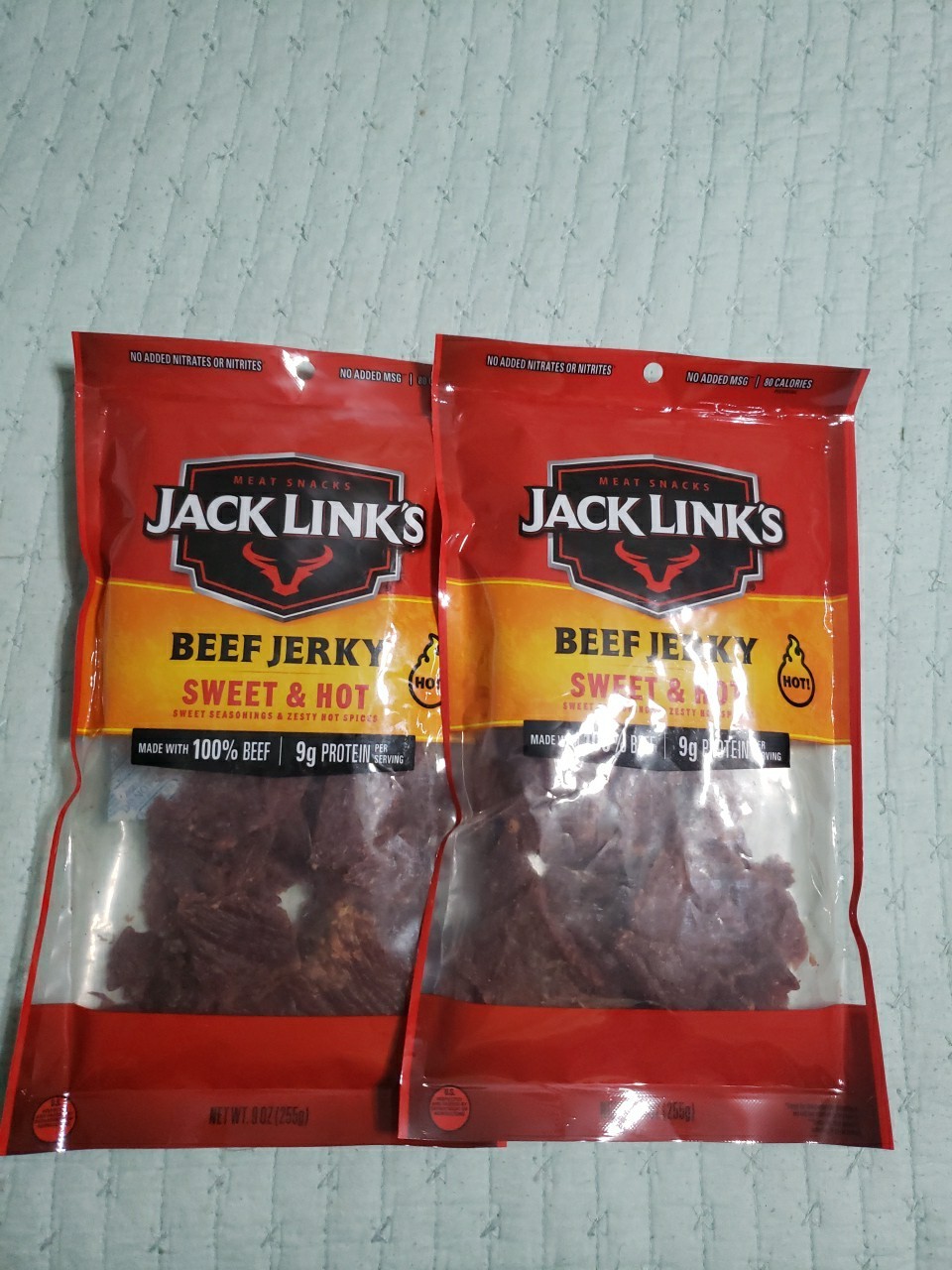 Jack Link’s Beef Jerky, Sweet & Hot – Spicy Everyday Snack, 9g of Protein