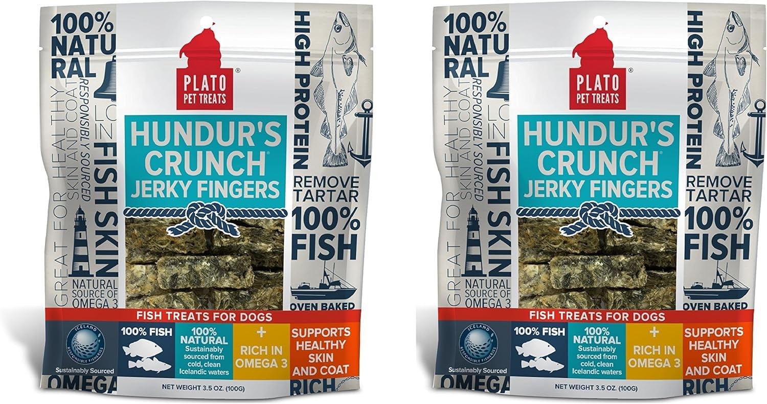 PLATO Jerky Fingers 3.5oz 2 Pack Treats