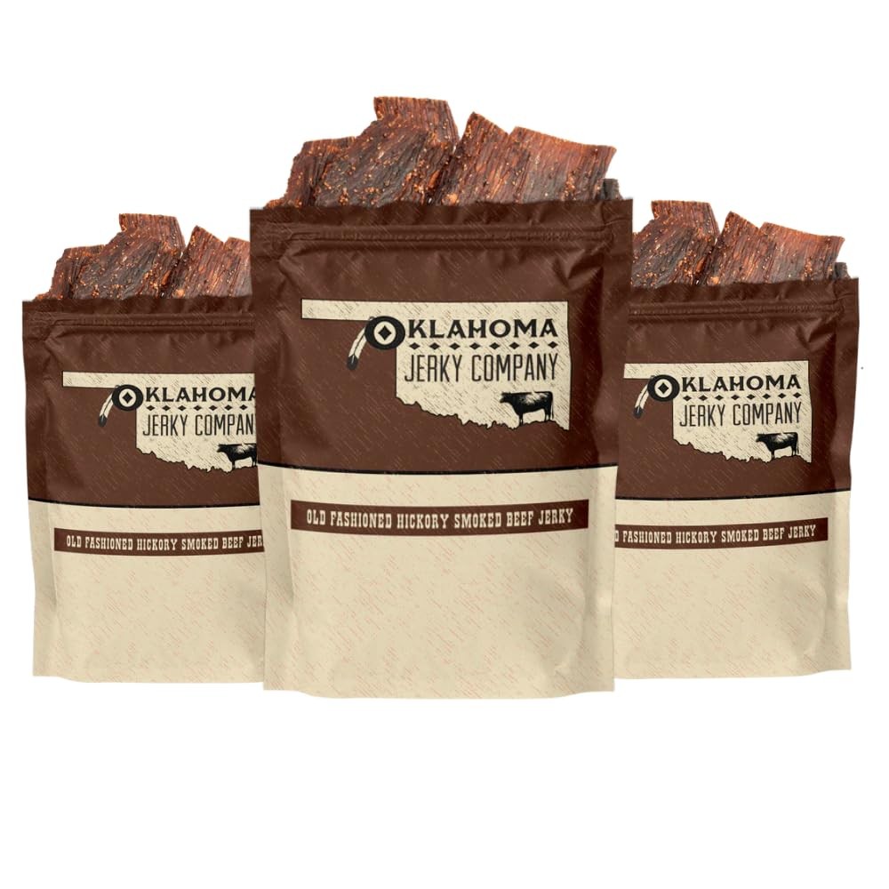 Old Fashioned Hickory Beef Jerky – No Frills Tough and Old Style Dry Beef Jer…