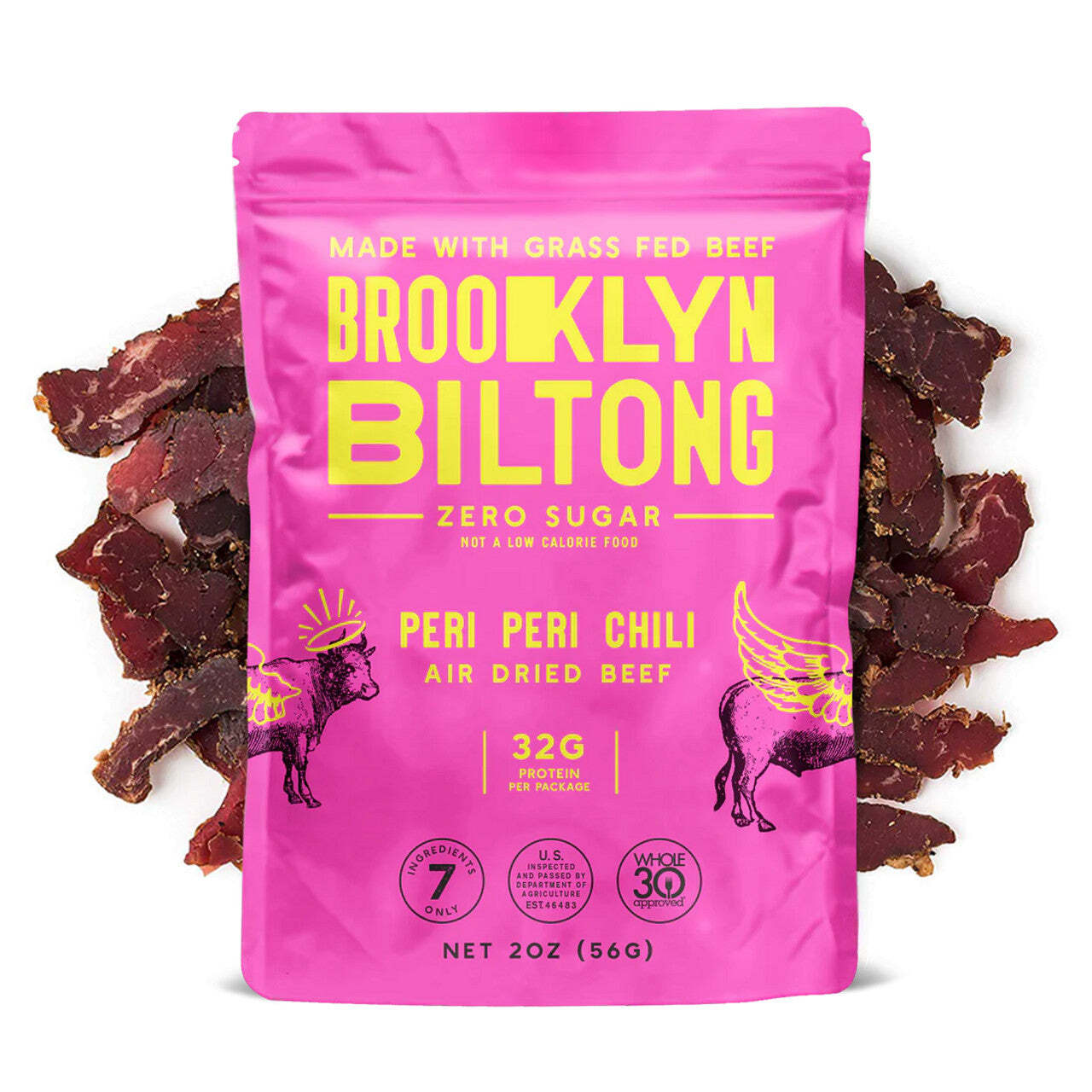 Brooklyn Biltong Jerky Peri Peri 2oz