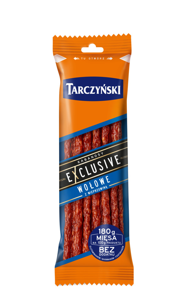 5 x Tarczynski Exclusive BEEF & PORK Kabanos 5 x 90g / 3.17oz