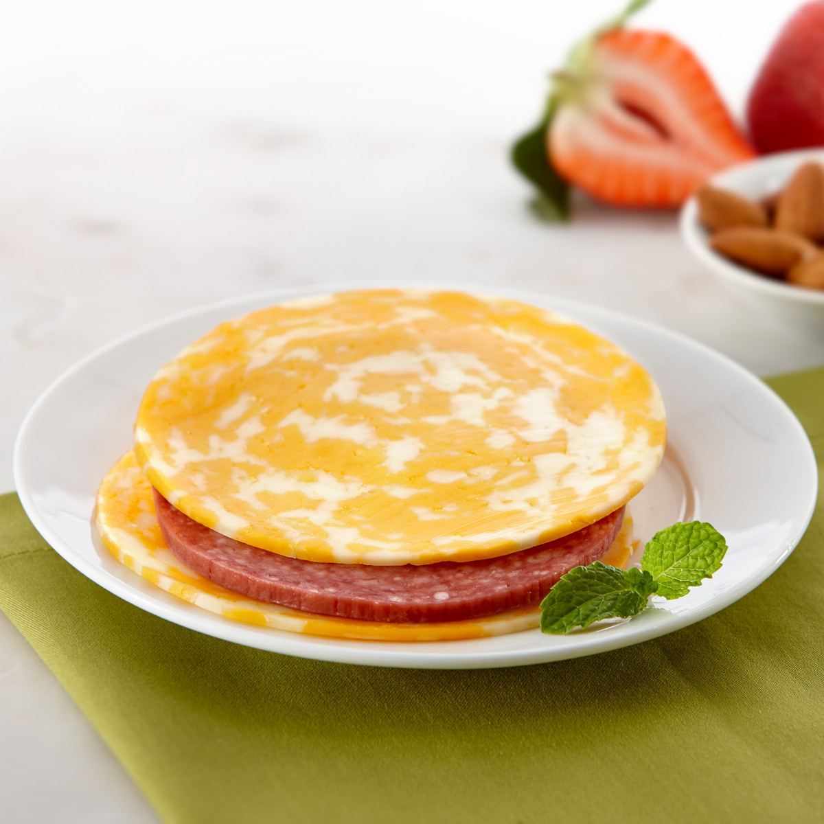 Cheesewich Protein Snacks – Colby Jack & Hard Salami Slices, Pack of 16, 2.5 …