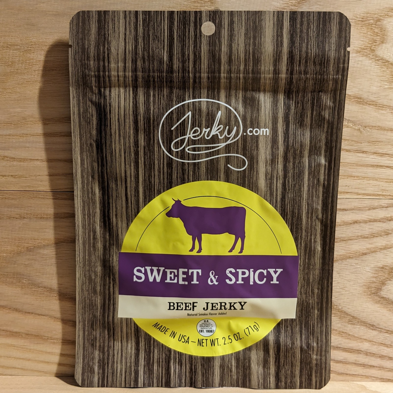 sweet & spicy beef jerky
