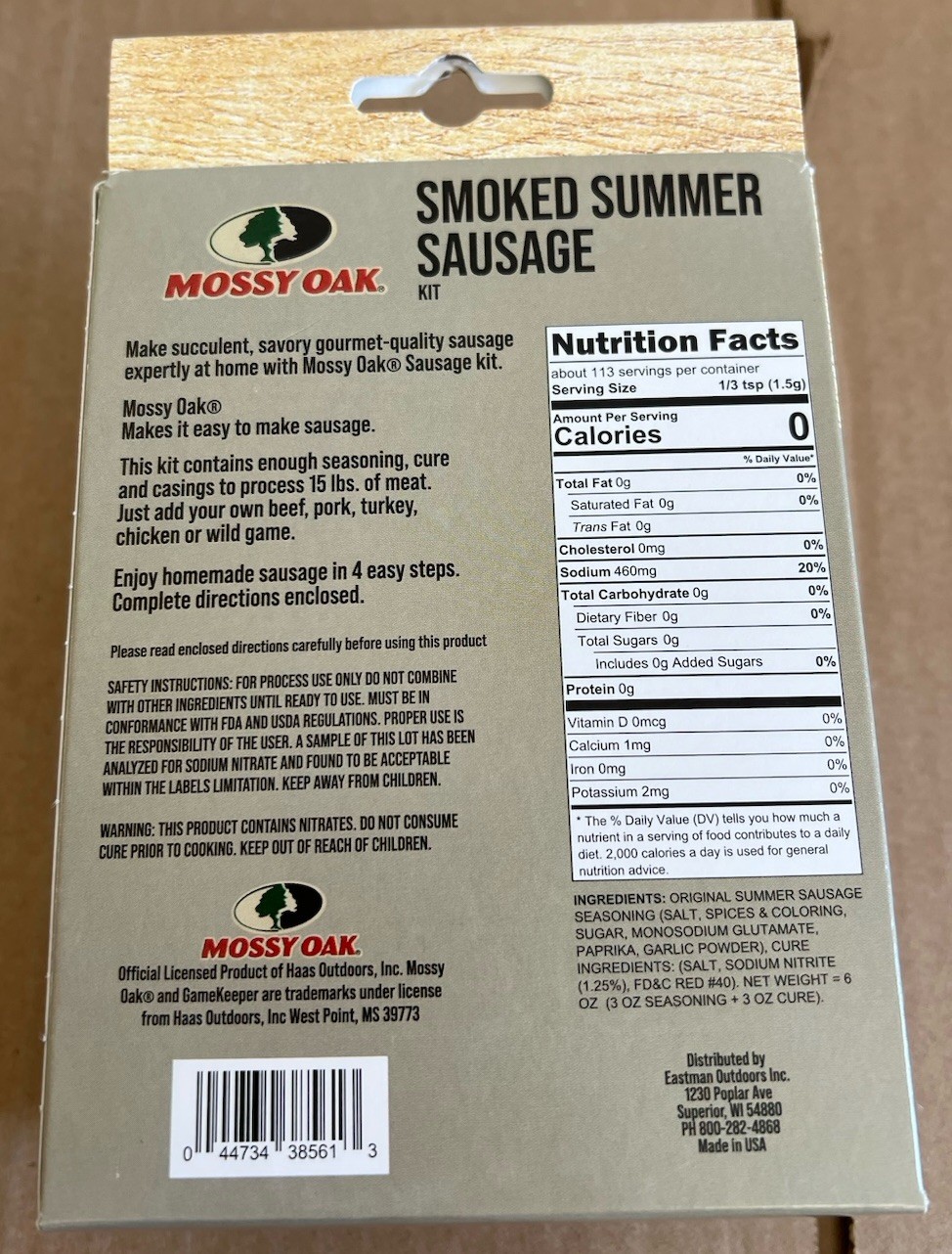Lot Of 5 BRAND NEW Box Smoked Summer Sausage Seasoning Kit GameKeeper FAST SHIP