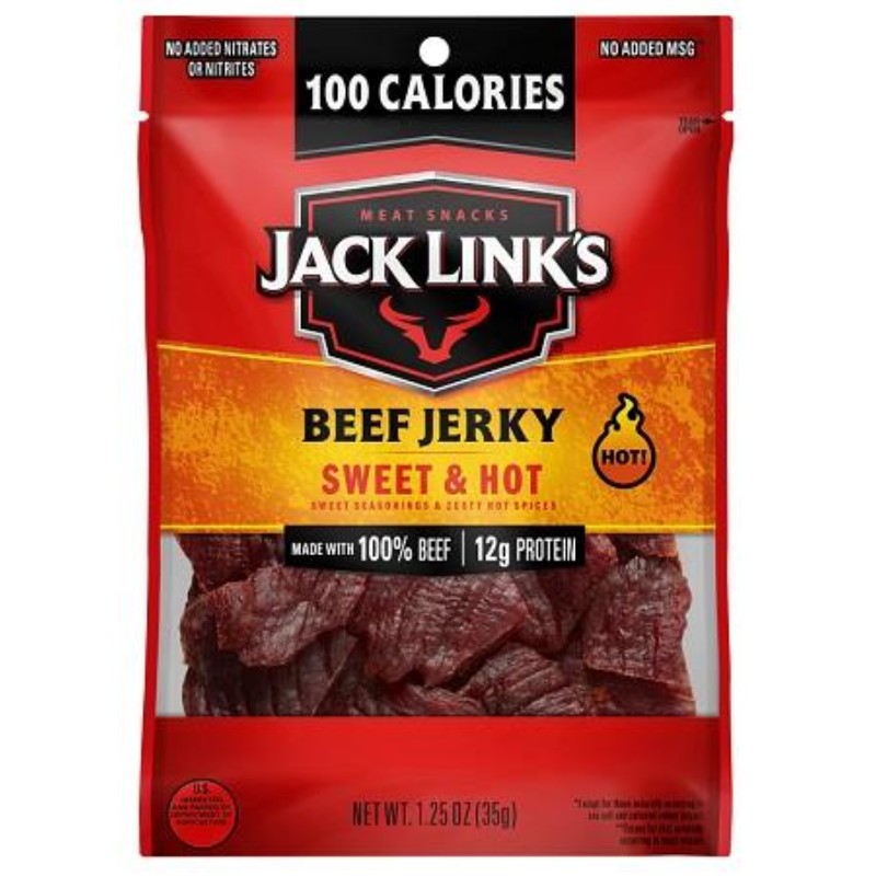 2x Jack Link’s Sweet & Hot Bulk Snacks New Sealed Treats Lot 1.25oz