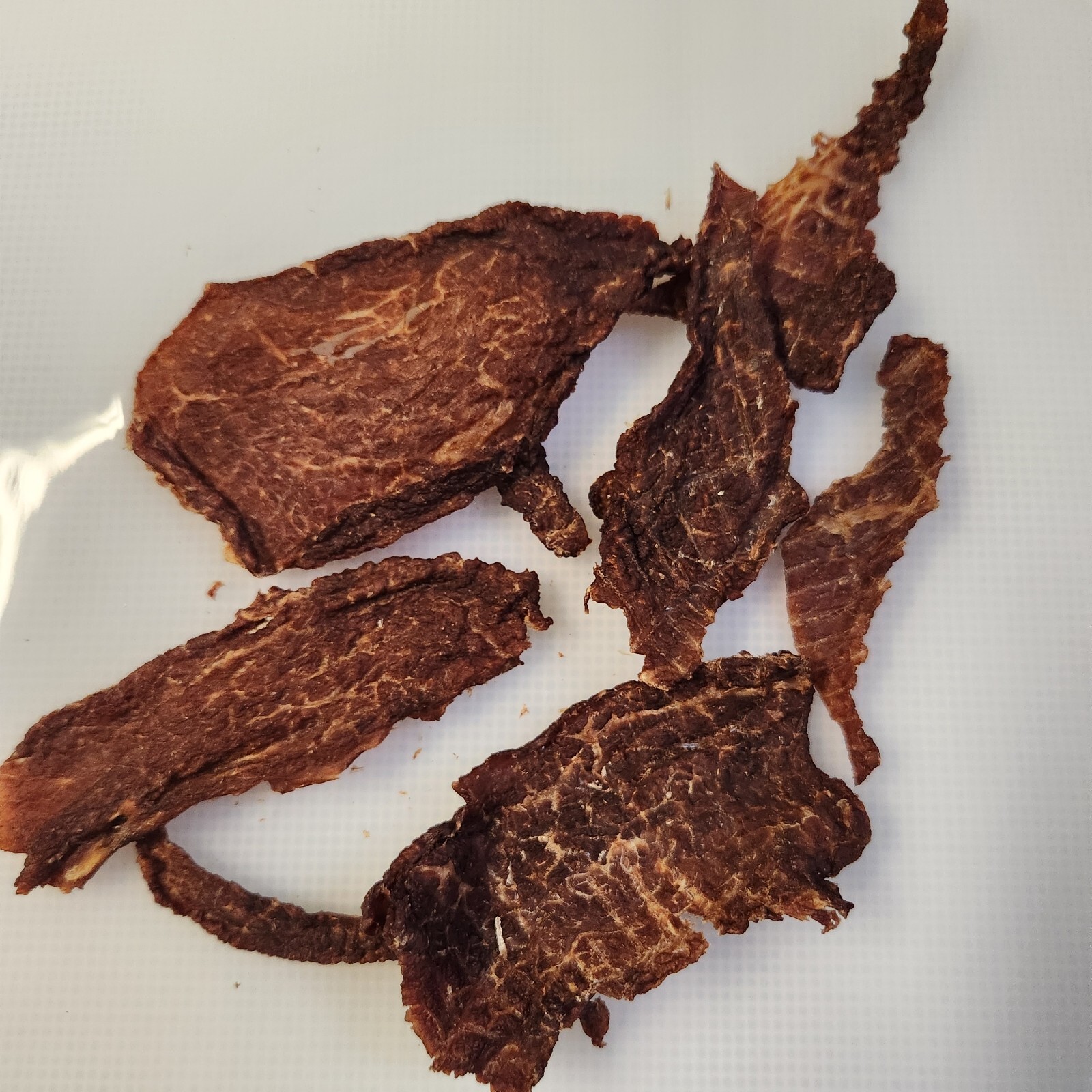 BIG RIG BEEF JERKY -ALL NATURAL- MADE TO ORDER- JALAPEÑO FLAVOR- 1/2 POUND SIZE