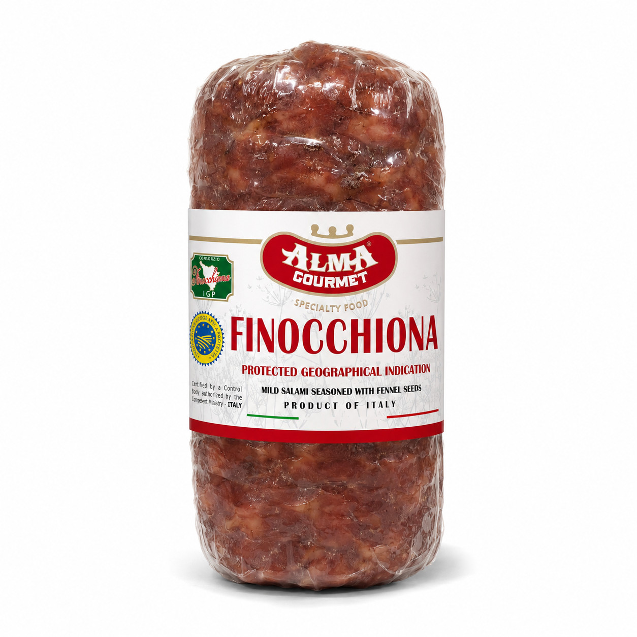 Alma Gourmet Finocchiona IGP Salami 3 lb – Tuscan Salami with Fennel