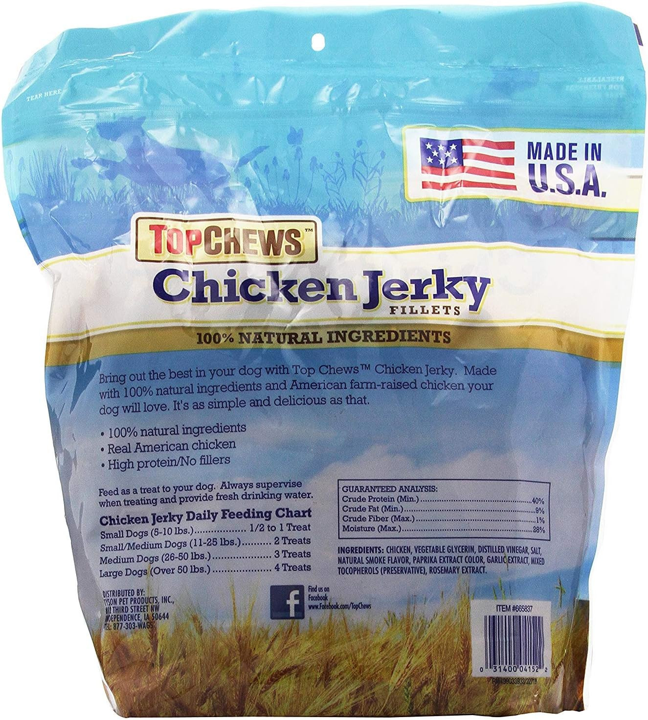 Chicken Jerky 48Oz