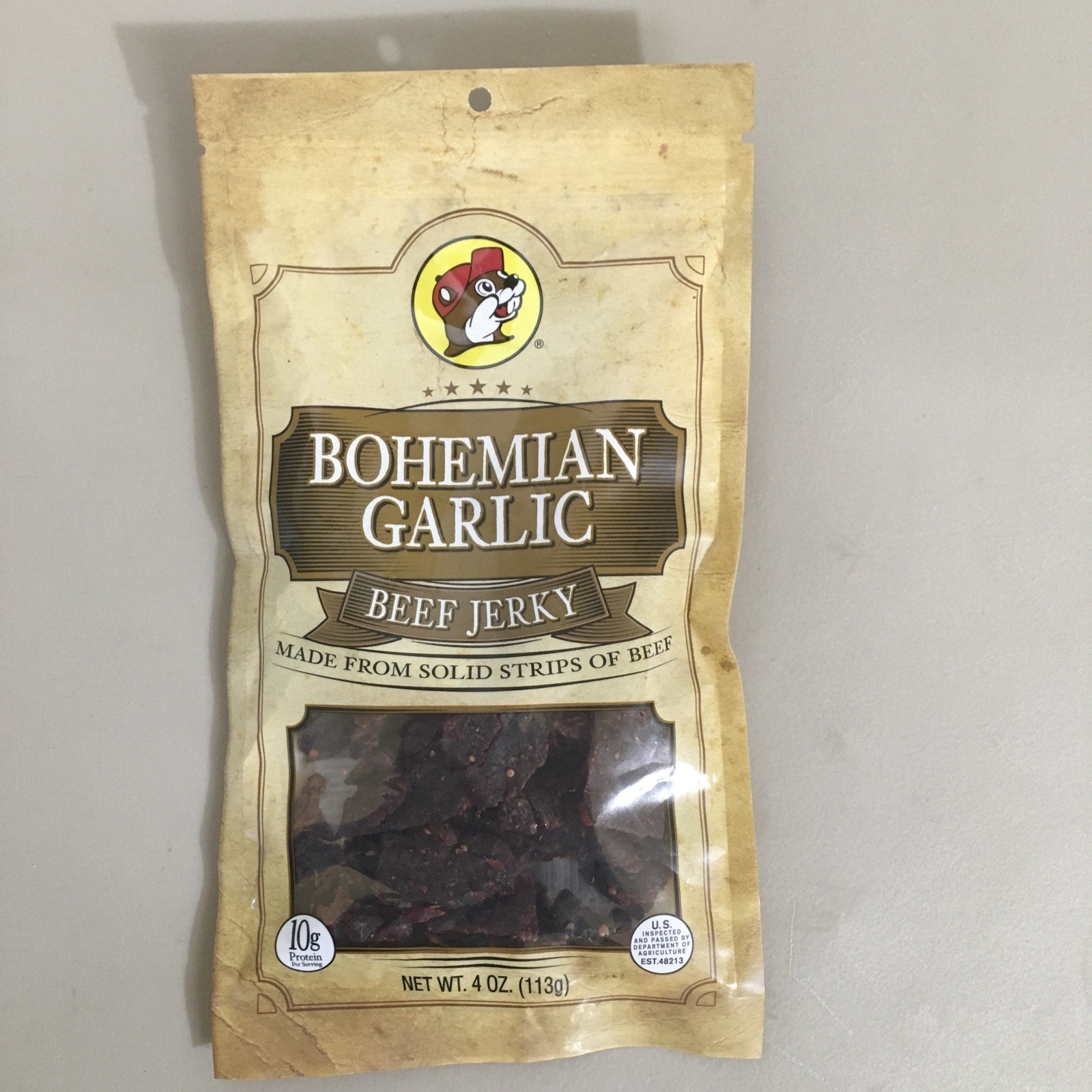 Bohemian Garlic Beef Jerky Bucees (see details)