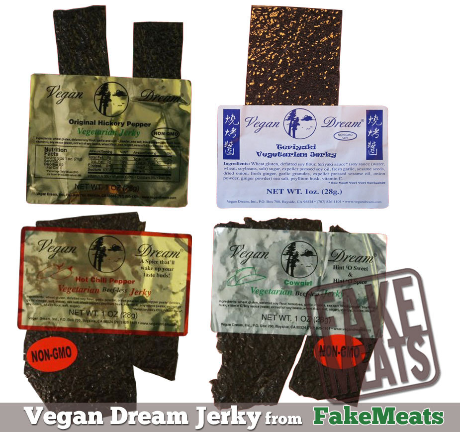 Vegan Dream Jerky, 1 oz. packages (Pack of 8)