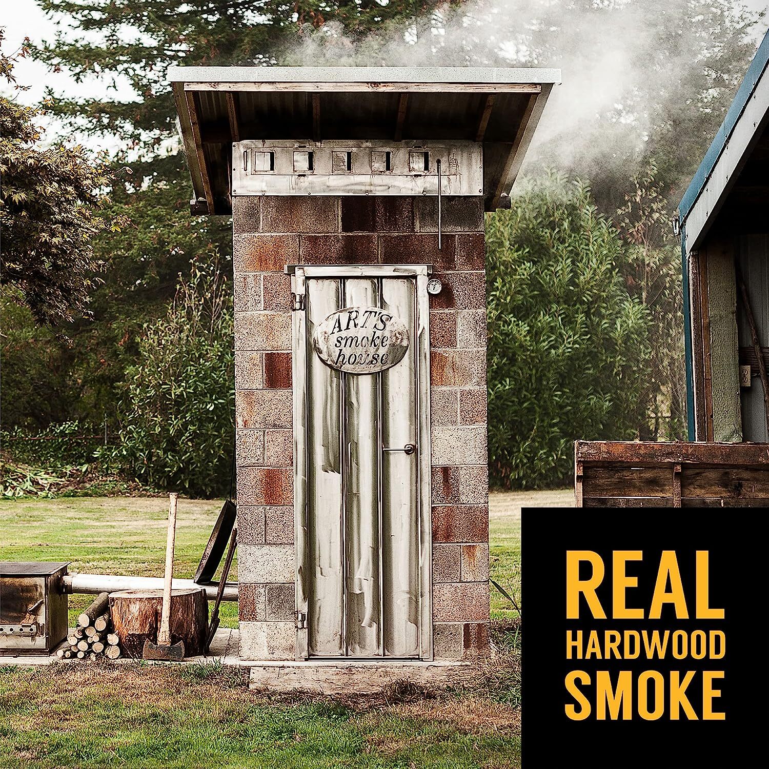 Real Hardwood Smoked Sausages, Pepper, 15.2 Ounce Tall