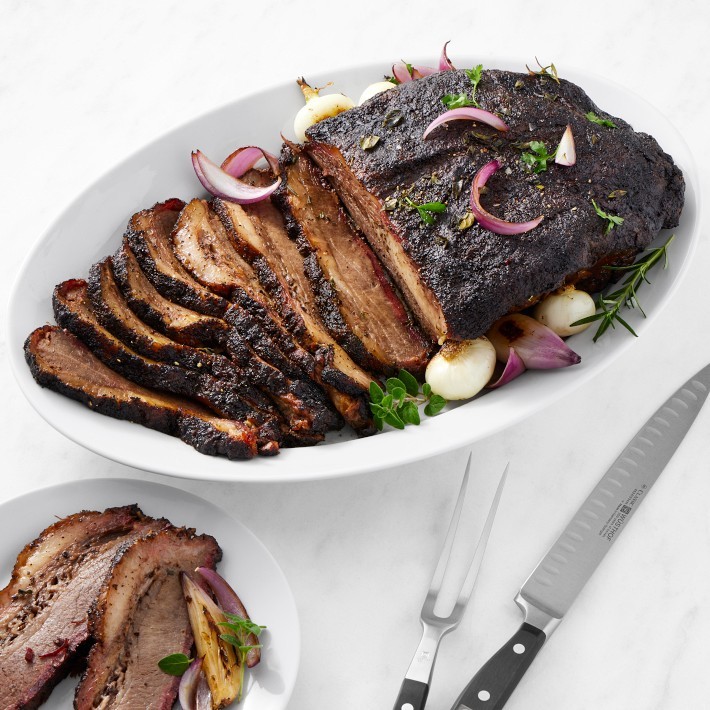 Snake River Farms Wagyu Smoked Brisket 8-lb-Williams Sonoma|43610