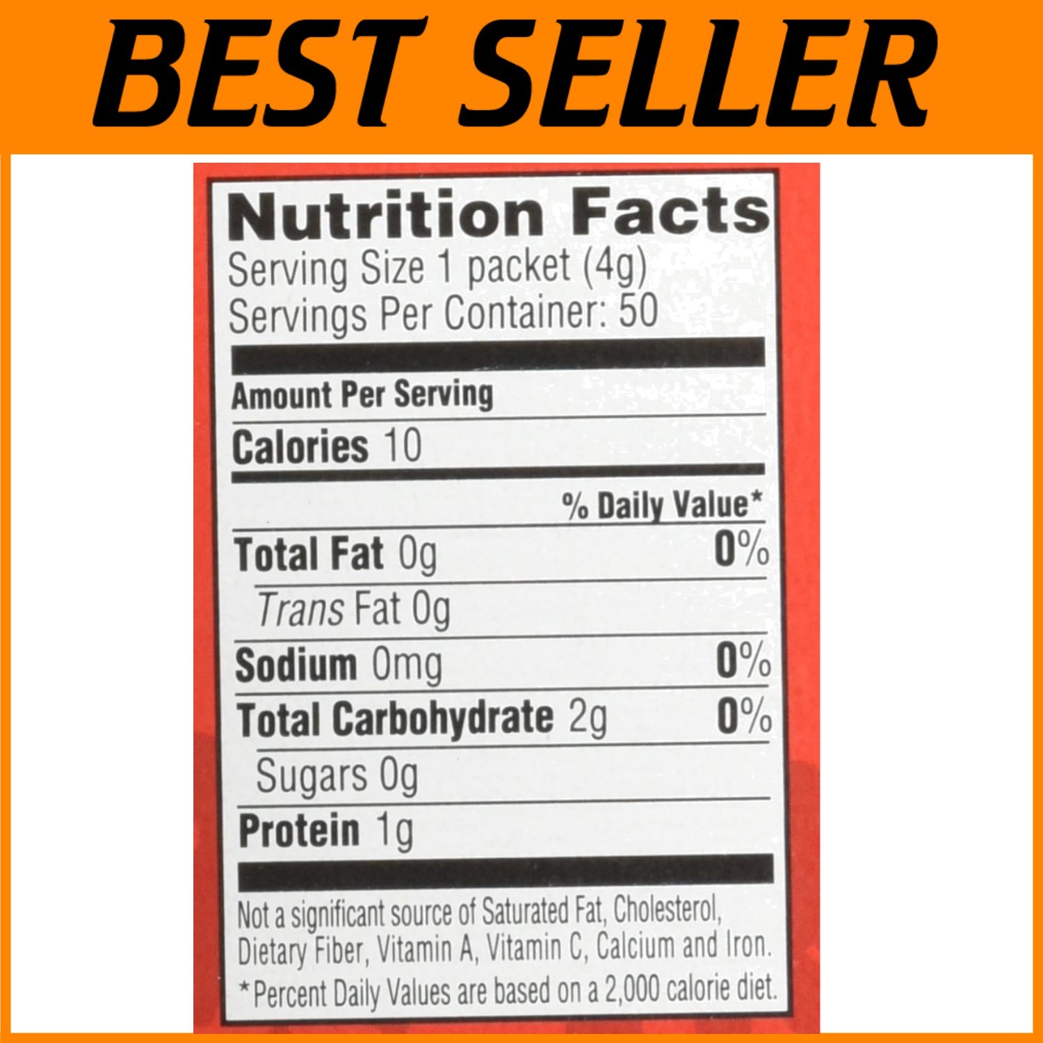 Herb Ox Sodium-Free Beef Bouillon Pack – 50 Count