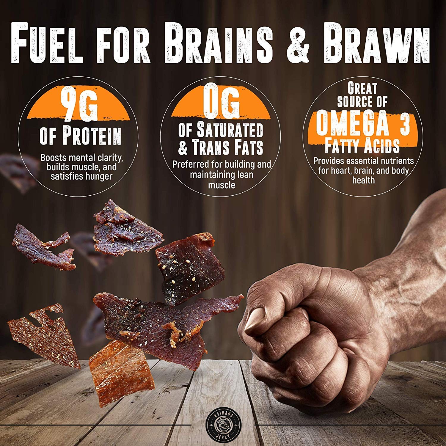 Kaimana Jerky Ahi Tuna Sampler Bundle All Natural & Wild Caught Tuna Jerky. …