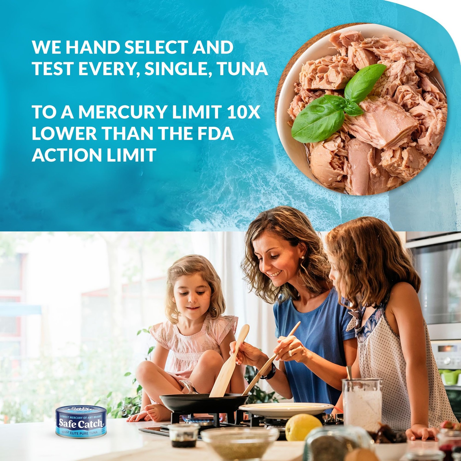 Safe Catch Canned Wild Tuna Fish, Wild Caught, Lowest Mercury, Gluten-Free, K…