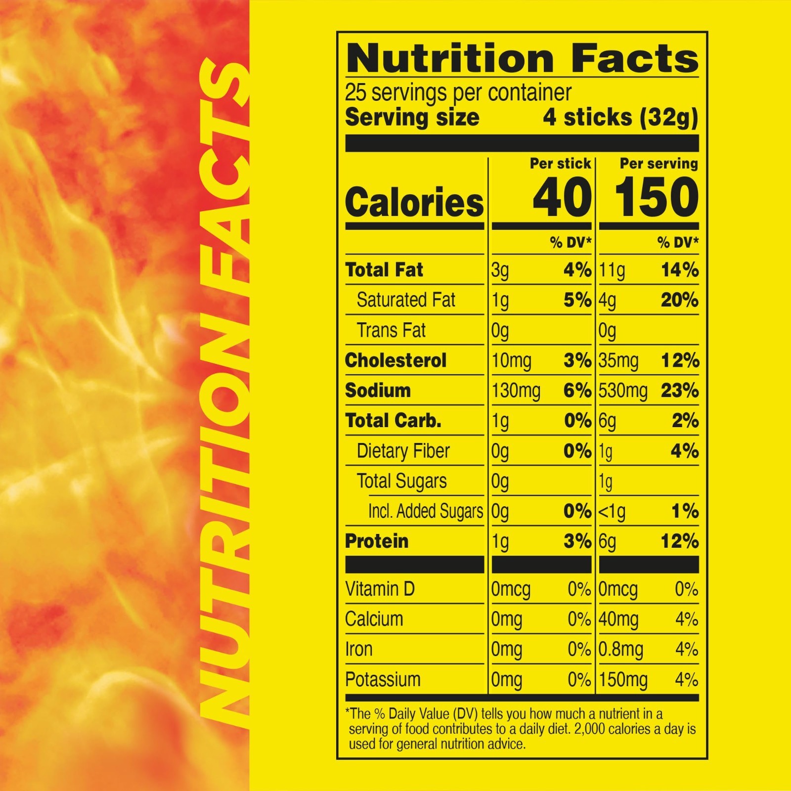 Savory Smoked Jerky Snack Sticks, Original Flavor, 0.28 oz, 100 Count Pack