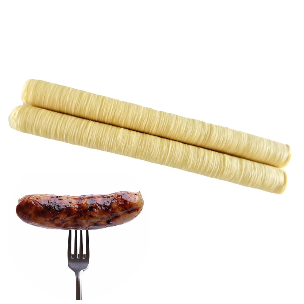26mm Collagen Natural Sausage Casing Skin 46 Ft Very Long High Quality Food