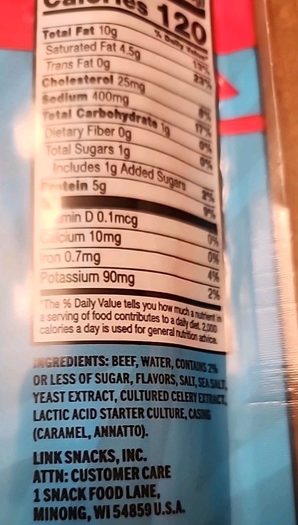 Jack Links Mr Beast Original Beef Sticks Snacks Six Packages Lot Of 60 Sticks