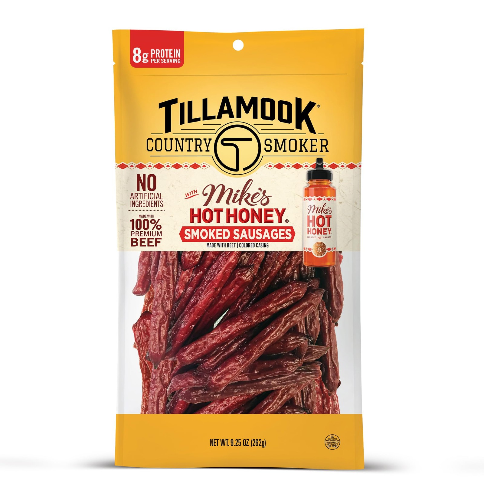 Tillamook Country Smoker Beef Smoked Sausages, Mike’s 9.25 Ounce (Pack of 1)