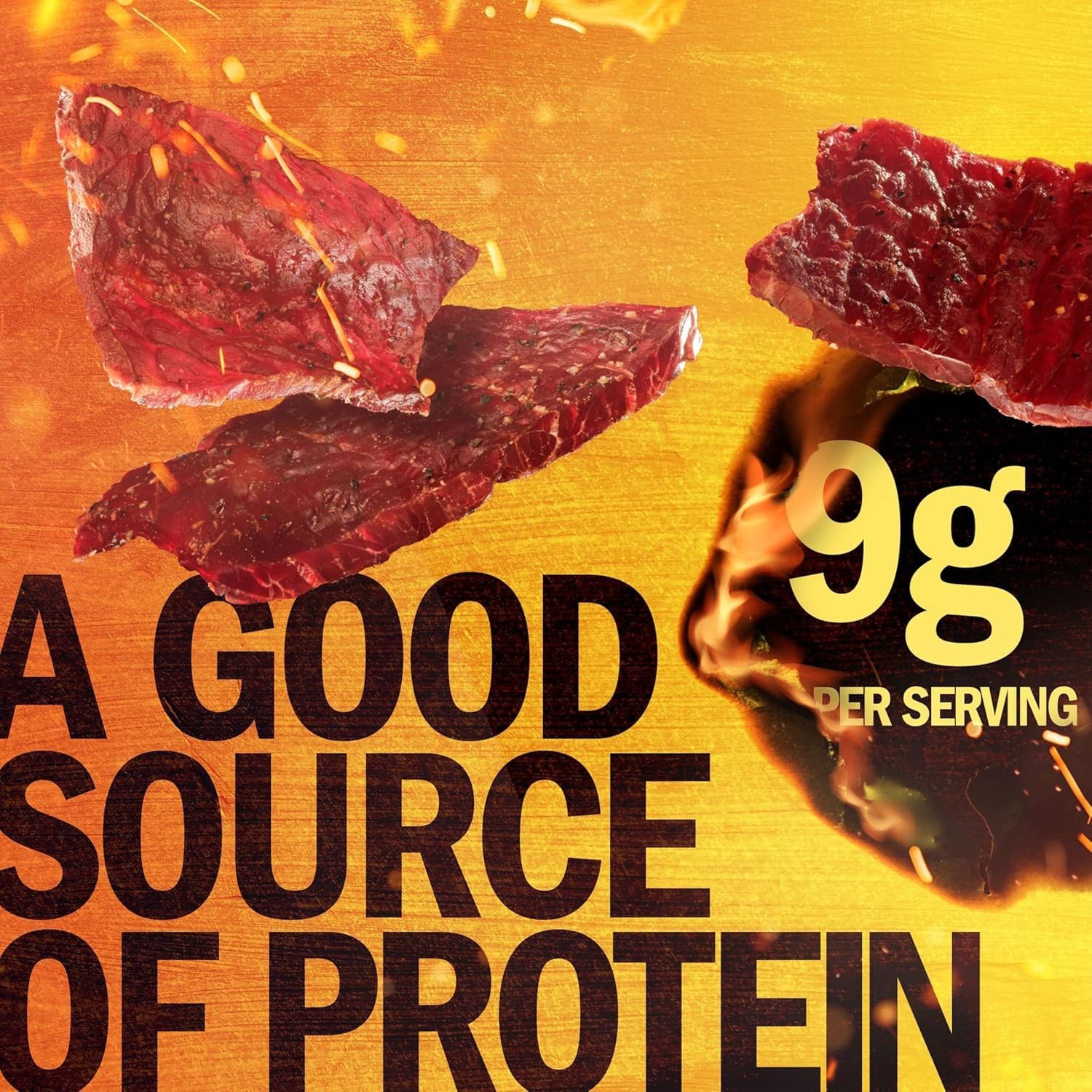 Jack Link’s Sweet & Hot Beef Jerky Multipack 9 Ounce (Pack of 2), &