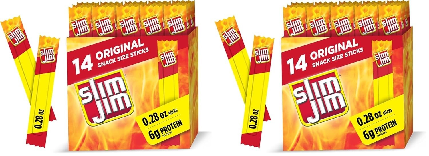 Individually Wrapped Smoked Meat Snack Sticks, 28 Total – 6g Protein Per Serving