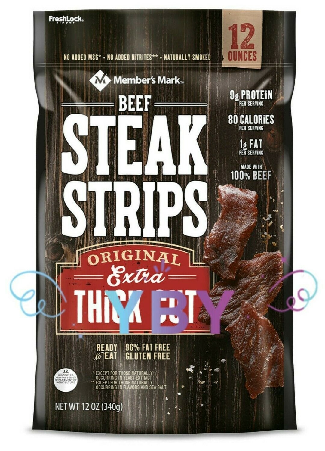 Member’s Mark Beef Steak Strip Original Extra Thick Cut 12 oz