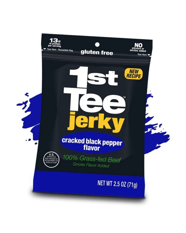 8 – 1st Tee Jerky, Cracked Black Pepper Flavor 2.5oz Bags- Best Buy Oct. 2027