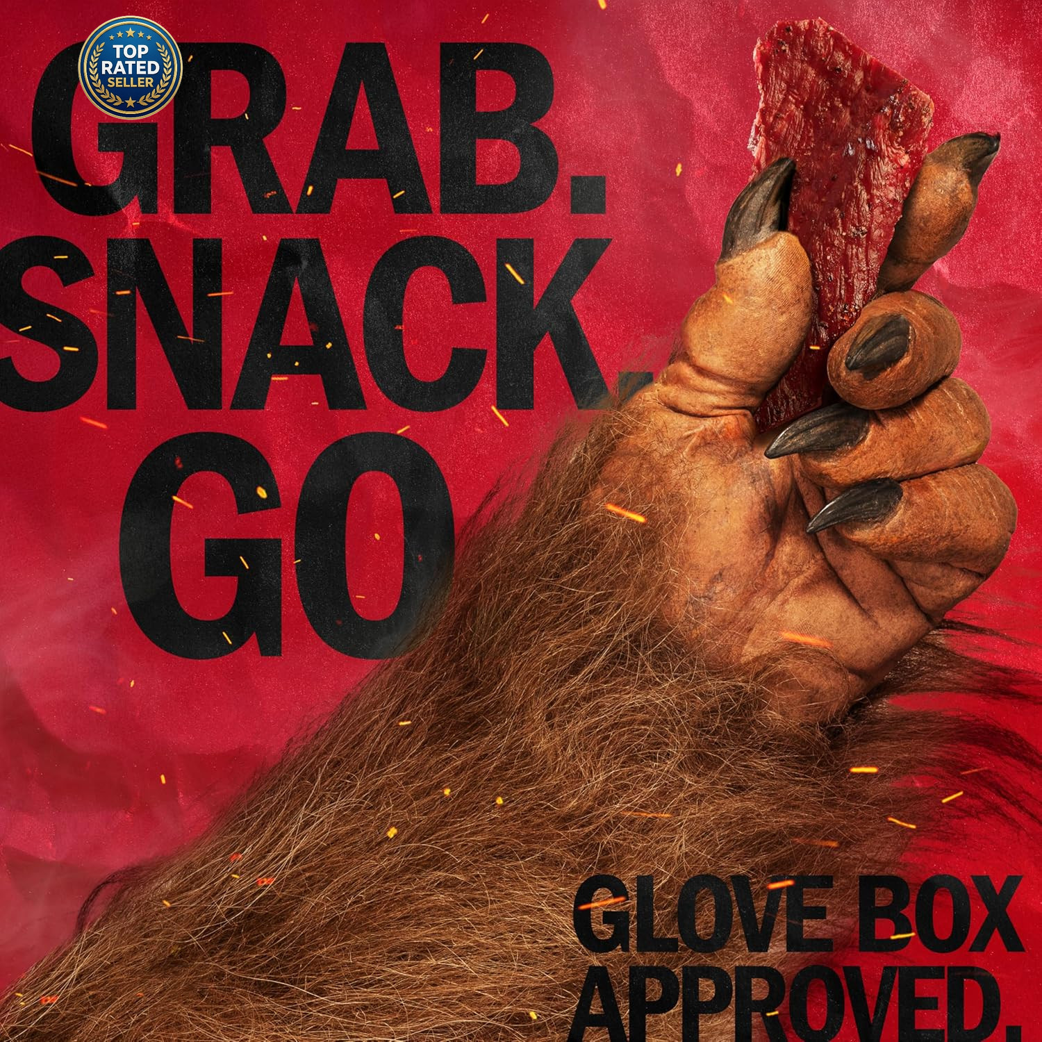 Jack Link’s Teriyaki Beef Jerky 5 Pack Real Beef Protein Snack 0.625oz Bags, New
