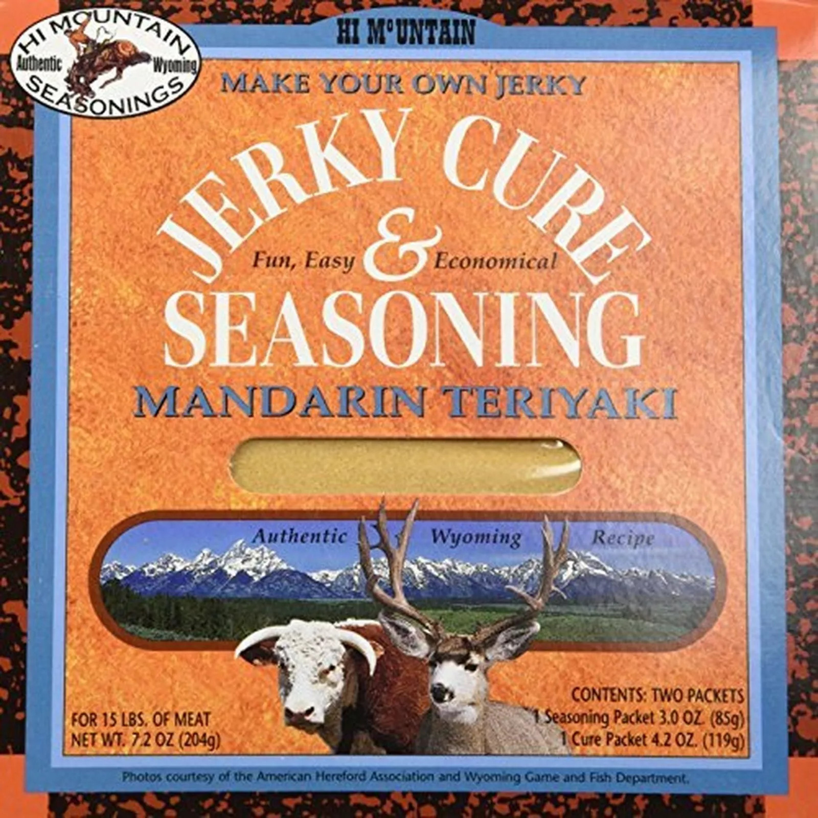 Hi Mountain Authentic Jerky Cure and Seasoning – Mandarin Teriyaki Blend Kit