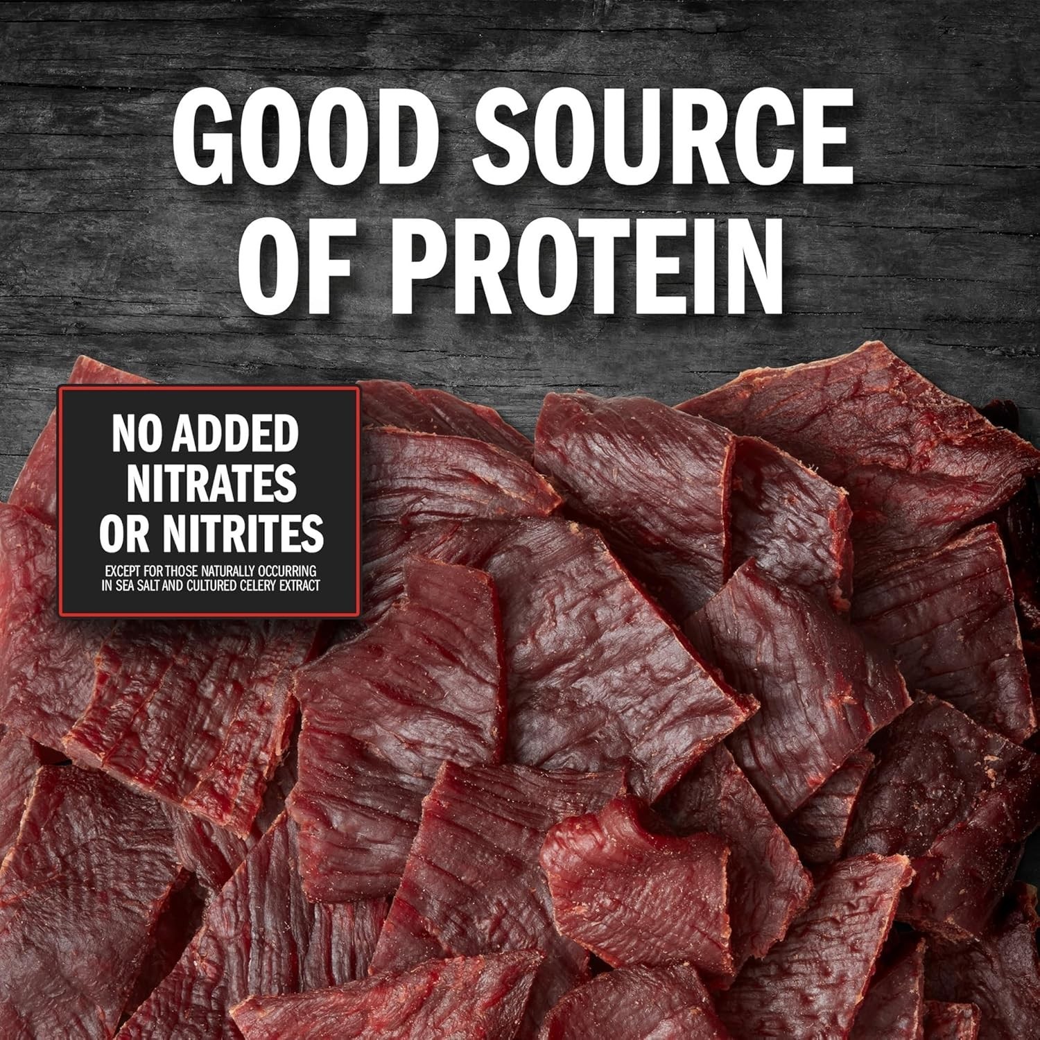 Jack Link’s Beef Jerky, Peppered, 1/2 Pounder Bag – Flavorful Meat Snack, 9g of