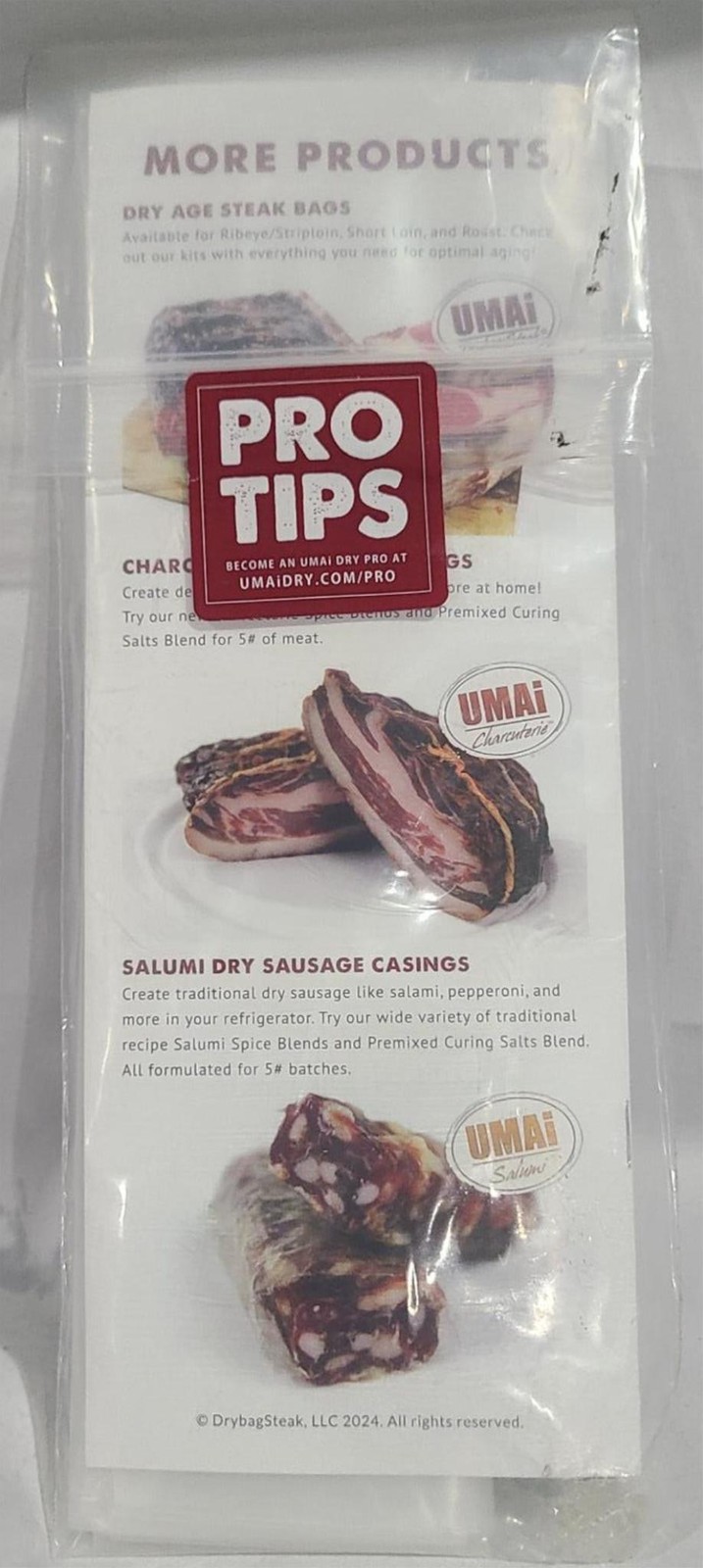 UMAi Dry Aging Bag for Steaks, Pack of 3, Dry Age Bags for Meat