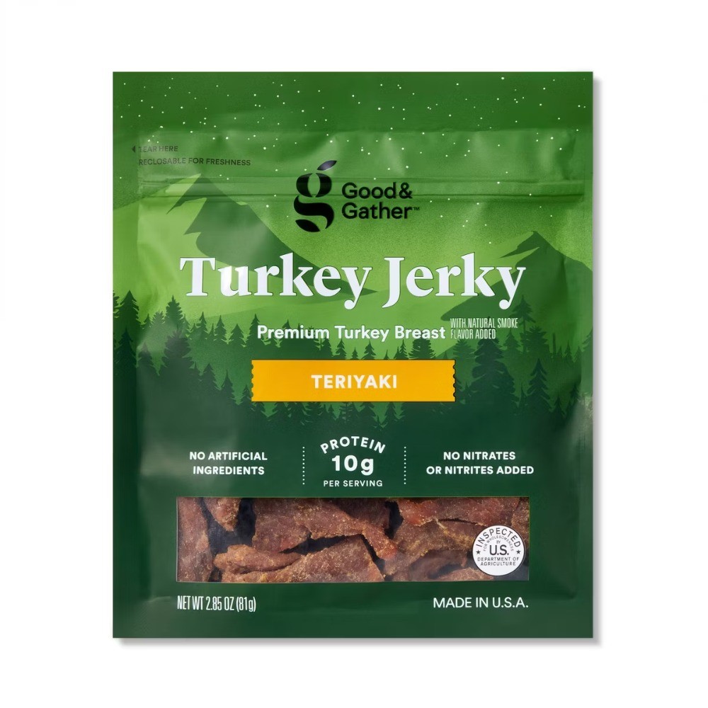 Teriyaki Turkey Jerky – 10g Protein – 2.85oz