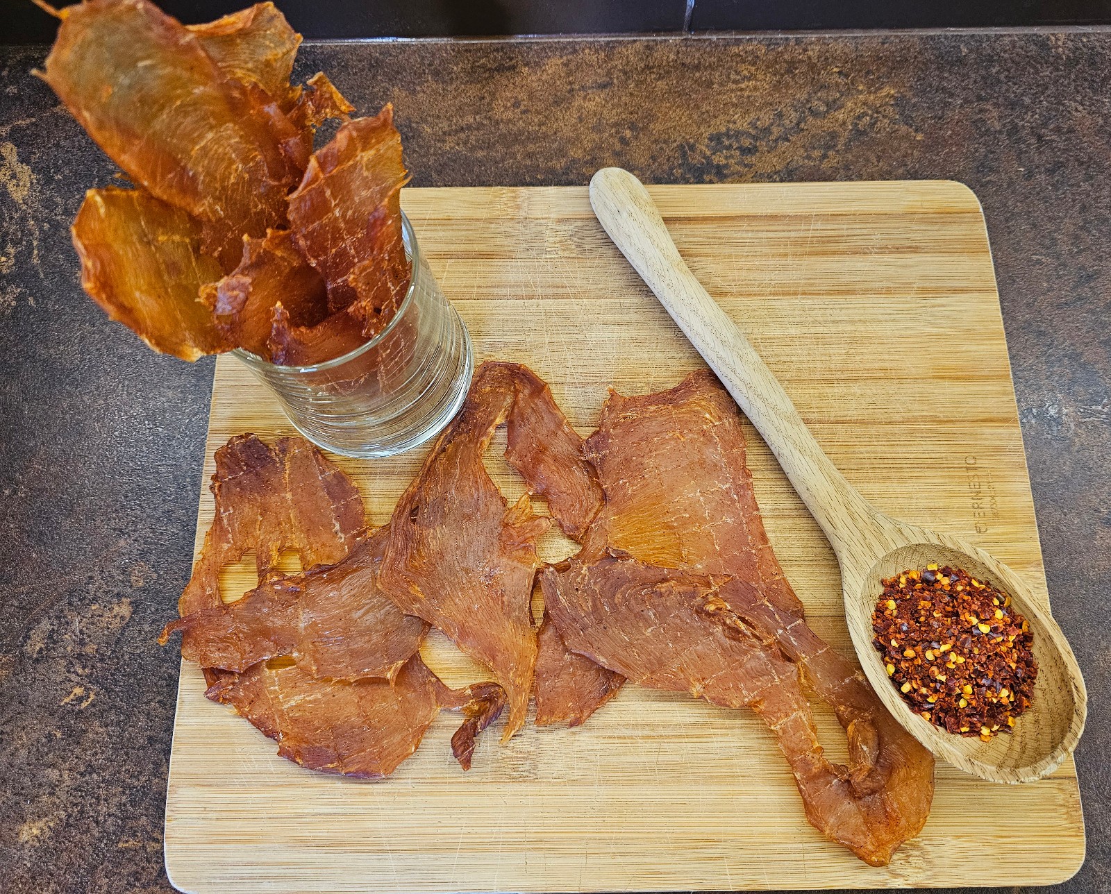 All-Natural Homemade Spicy Chicken Jerky Premium Handcrafted Snack 100g (3.5 oz)